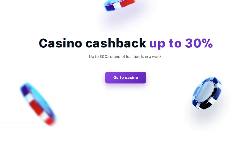 Cashback of Up to 30%